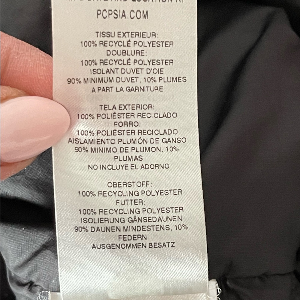 ❌Sold❌ Patagonia Down Sweater Jacket Black - Men's size XL Lightweight puffer - Picture 9 of 13